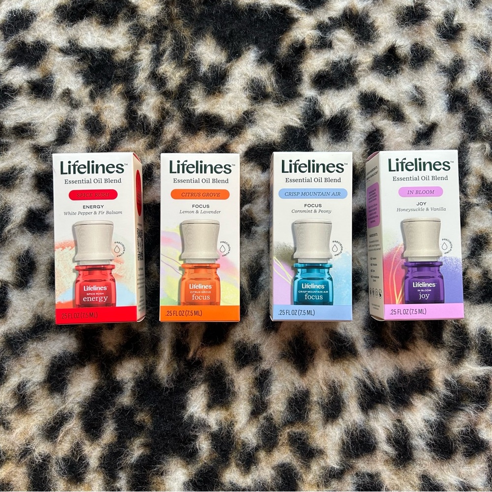 Lifelines Essential Oil Blend Set - Energy, Focus, and Joy